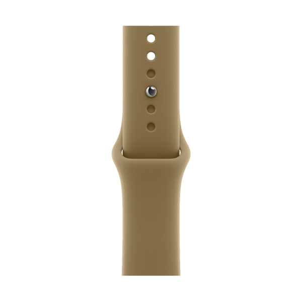 Apple Watch Series 12, 42 мм корпус из алюминия цвета «Dark Bronze», ремешок Sport Band размера S/M цвета «Olive»