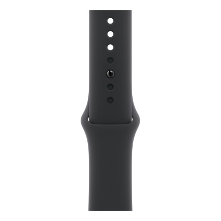 Apple Watch Series 10, 46 мм корпус из алюминия цвета «Jet Black», ремешок Sport Band размера M/L цвета «Black»