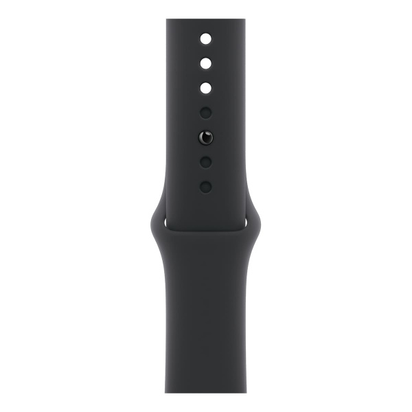Apple Watch Series 10, 46 мм корпус из алюминия цвета «Jet Black», ремешок Sport Band размера M/L цвета «Black»