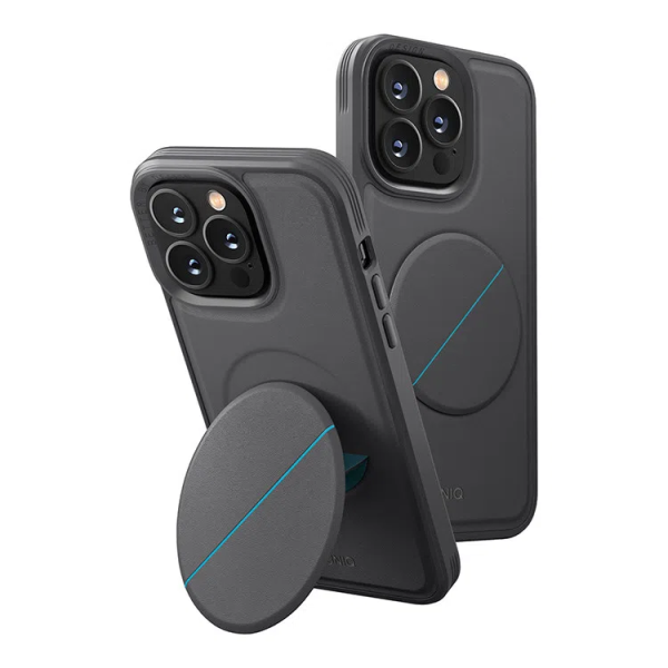 Чехол Uniq Novo with magnetic grip для iPhone 14 Plus, цвет Серый