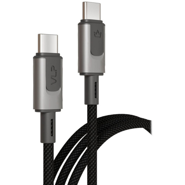 Кабель VLP Force Line [USB-C - USB-C] 100W 120см, чёрный (1036005)