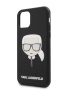 Чехол CG Mobile Karl Lagerfeld PU Leather Iconic Karl Hard Glitter для iPhone 11 Pro, цвет Черный (KLHCN58GLBK)