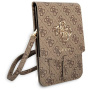 Cумка CG Mobile Guess Wallet Bag 4G with Big Metal Logo для смартфонов, цвет Коричневый (GUWBG4GFBR)