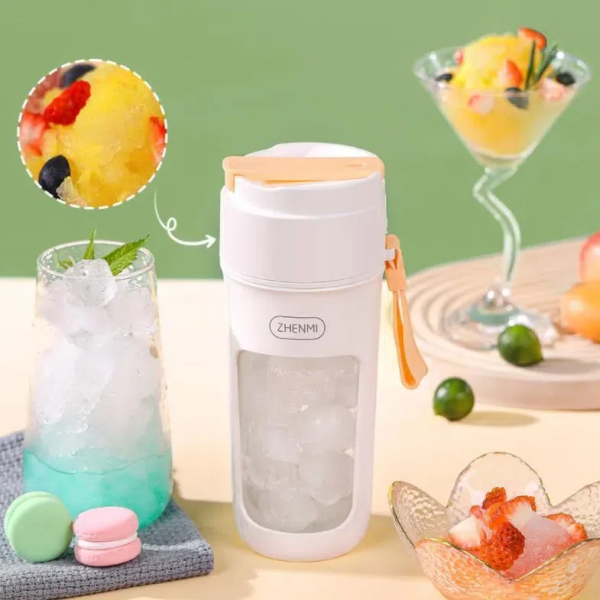 Соковыжималка комбинированная Xiaomi Zhenmi Portable Juicer Cup 340ml, White (ZMGZ-J5)
