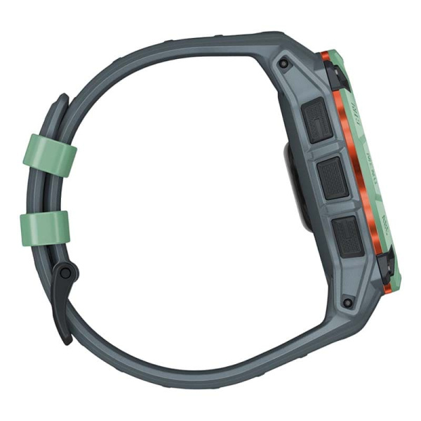 Смарт часы Garmin INSTINCT 3 AMOLED 50мм Neo Tropic, зеленый с серым ремешком