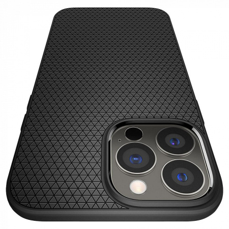 Чехол Spigen Liquid Air для iPhone 13 Pro Max Matte Black, цвет Черный матовый (ACS03201)
