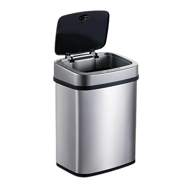 Умное мусорное ведро Xiaomi Ninestars Stainless steel Sensor Trash Can 12L (DZT-12-5), Silver