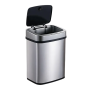Умное мусорное ведро Xiaomi Ninestars Stainless steel Sensor Trash Can 12L (DZT-12-5), Silver