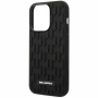 Чехол CG Mobile Karl Lagerfeld 3D Rubber Monogram w Metal logo Hard для iPhone 14 Pro, цвет Черный (KLHCP14LRUPKLPK)