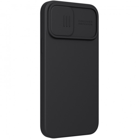 Чехол Nillkin CamShield Silky Magnetic Silicone для iPhone 13 Pro Max, цвет Черный (6902048223561)