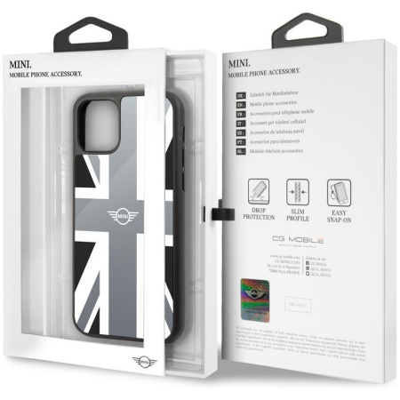 Чехол CG Mobile MINI Tempered glass Union Jack Hard для iPhone 11 Pro, цвет Серебристый (MIHCN58TGUJSI)
