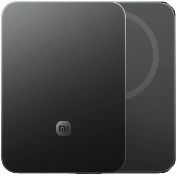 Внешний аккумулятор Xiaomi UltraThin Magnetic Power Bank 5000мАч 15W, Graphite Black