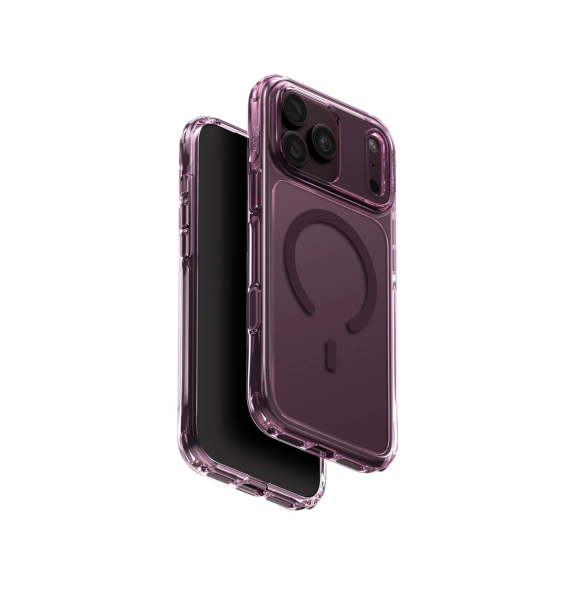 Чехол Uniq LifePro Xtreme Deep Burgundy (MagSafe) для iPhone 18 Pro Max/17 Pro Max