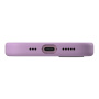 Чехол Uniq силиконовый LINO Grape Pink (Magsafe) для iPhone 16