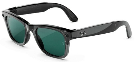 Умные очки Ray Ban Meta Wayfarer (Gen3) размер М, Transparent Black/Transitions Aquamarine