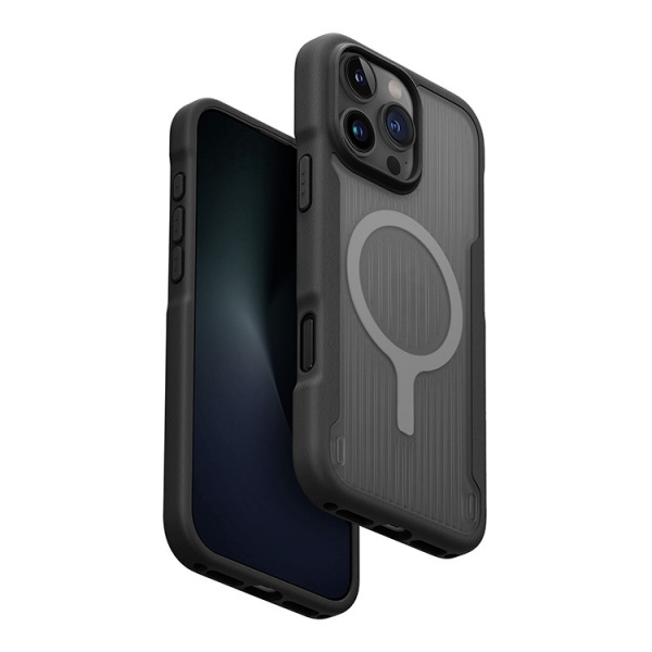 Чехол Uniq Combat Active Charcoal Black (MagSafe) для iPhone 16 Pro Max