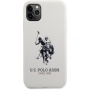 Чехол CG Mobile U.S. Polo Assn. Liquid silicone Big horse Hard для iPhone 11 Pro, цвет Белый (USHCN58SLHRWH)