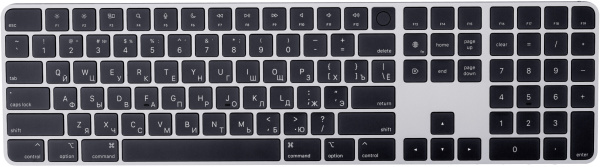 Клавиатура Apple Magic Keyboard с Touch ID Black Черный MMMR3