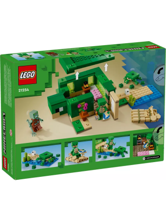 Конструктор LEGO Minecraft - Пляжный дом черепахи (21254)