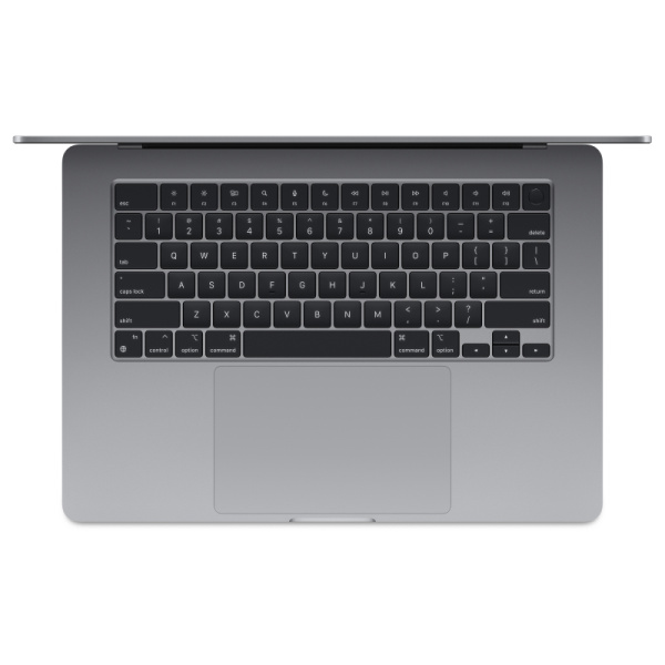 Ноутбук Apple MacBook Air 15" (M3, 8C CPU/10C GPU, 2024), 8 ГБ, 256 ГБ SSD, «серый космос» (MRYM3)