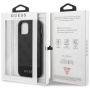 Чехол CG Mobile Guess 4G PU Stripe Metal logo Hard для iPhone 12 Pro Max, цвет Серый (GUHCP12LG4GLGR)