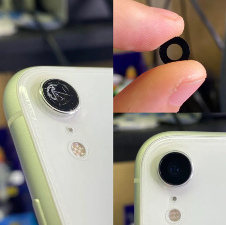 Замена глазка камеры (второй со скидкой 50%) на iPhone XR